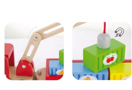 Viga Toys Crane Truck Transport