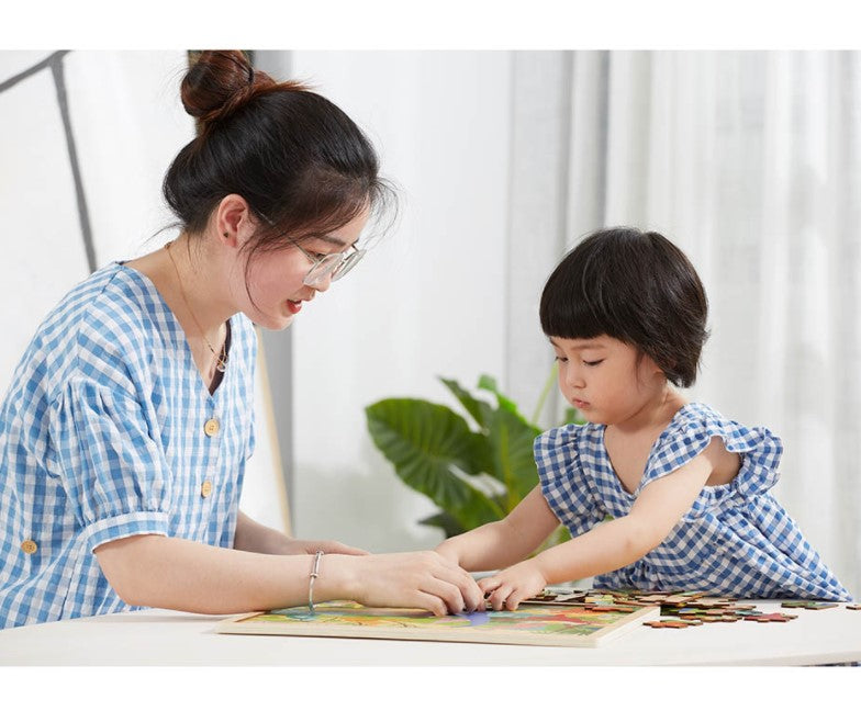 Viga 48pc Puzzle - Zoo Puzzle