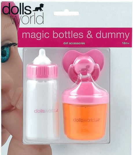 Magic Bottles & Dummy Set - Doll's World Baby Toy