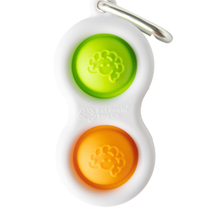 Load image into Gallery viewer, Fat Brain Toys Simpl Dimpl Lime Orange Sensory