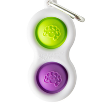 Load image into Gallery viewer, Fat Brain Toys Simpl Dimpl Lime Purple Sensory