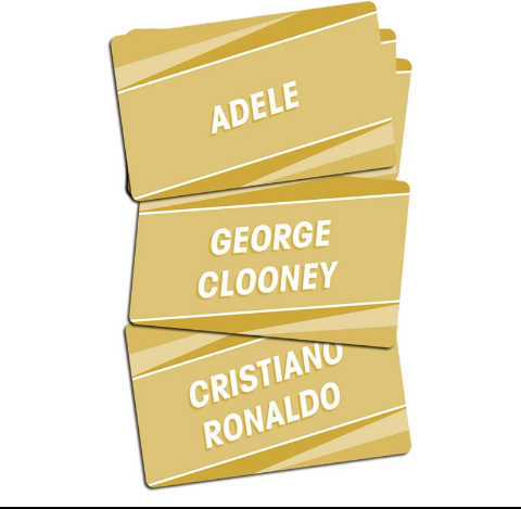 The Celebrity Guessing Tin Game Travel Edition Game