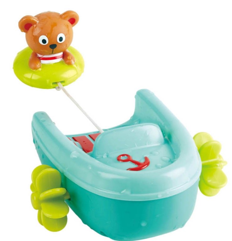 Hape Tubing Pull-Back Boat Bath Toy