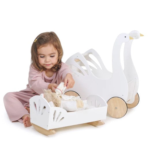 Tenderleaf Sweet Swan Doll Bed Doll