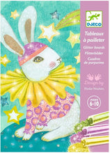 Load image into Gallery viewer, Djeco - Carnival of the Animals Glitter Boards Art & Craft