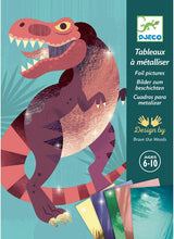 Load image into Gallery viewer, Djeco Jurassic Foil Pictures Art & Craft