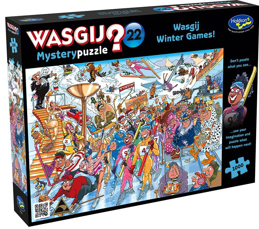 Wasgij Mystery Puzzle #22 Winter Games 1000pc