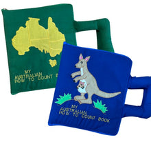 Load image into Gallery viewer, Story Time Quiet Book My Australian How To Count Book