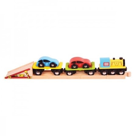 Bigjigs Toys Rail Car Loader Train