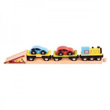 Load image into Gallery viewer, Bigjigs Toys Rail Car Loader Train