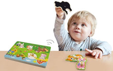 Load image into Gallery viewer, Viga Sound Puzzle - Farm Animals puzzles