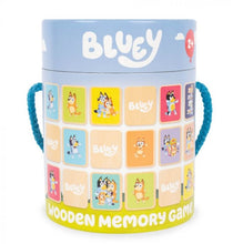 Load image into Gallery viewer, Bluey Wooden Memory Game Games