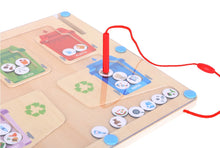 Load image into Gallery viewer, Tooky Toy Recycling Magnetic Maze Toddler