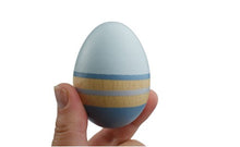 Load image into Gallery viewer, Kaper Kidz Wooden Egg Shaker Blue Music