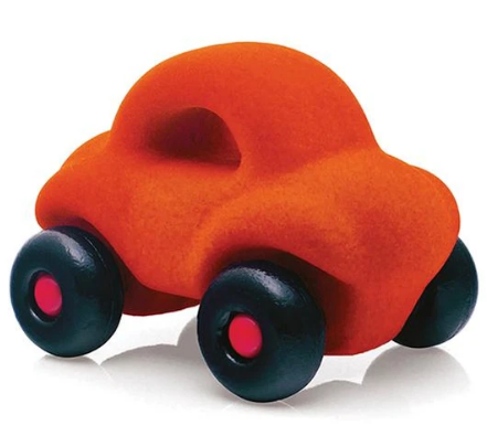 Rubbabu Little Orange Car - Small Baby