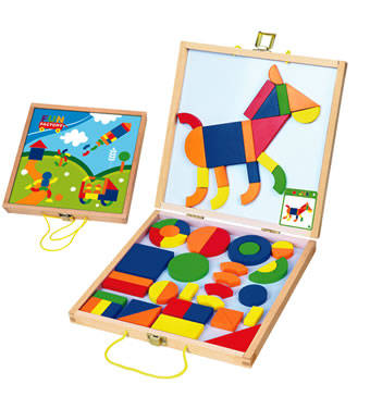 Fun Factory Build A Pic Magnetic Shapes Craft