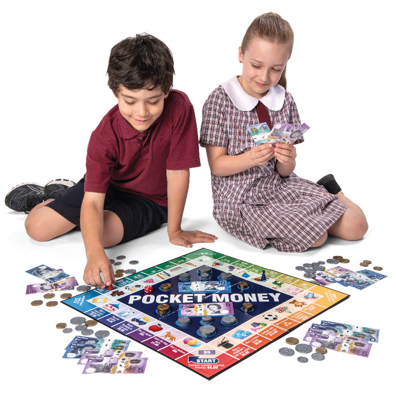 Knowledge Builder Play Money Coin Set 110pc Social Play