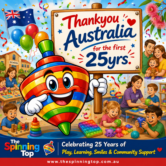 Celebrating 25 Years of Play, Learning and Community Support | The Spinning Top