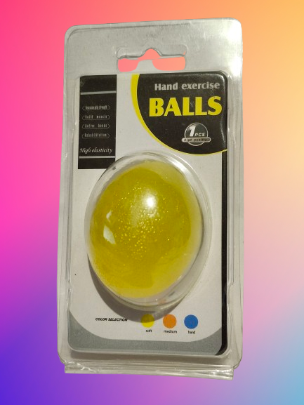 Hand Excerise Egg Yellow 15 Sensory Needs
