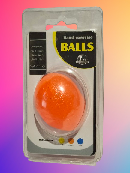 Hand Excerise Egg Orange 20 Sensory Needs