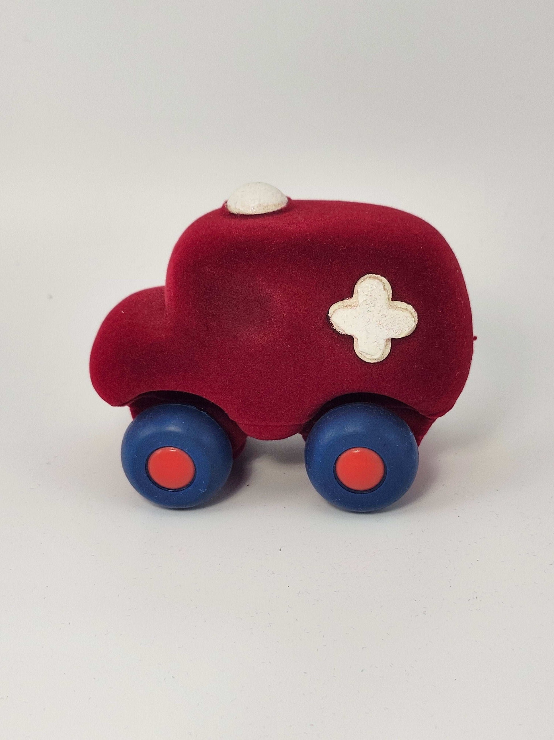 Rubbabu Micro Vehicle Assorted Red Ambulance toy vehicle