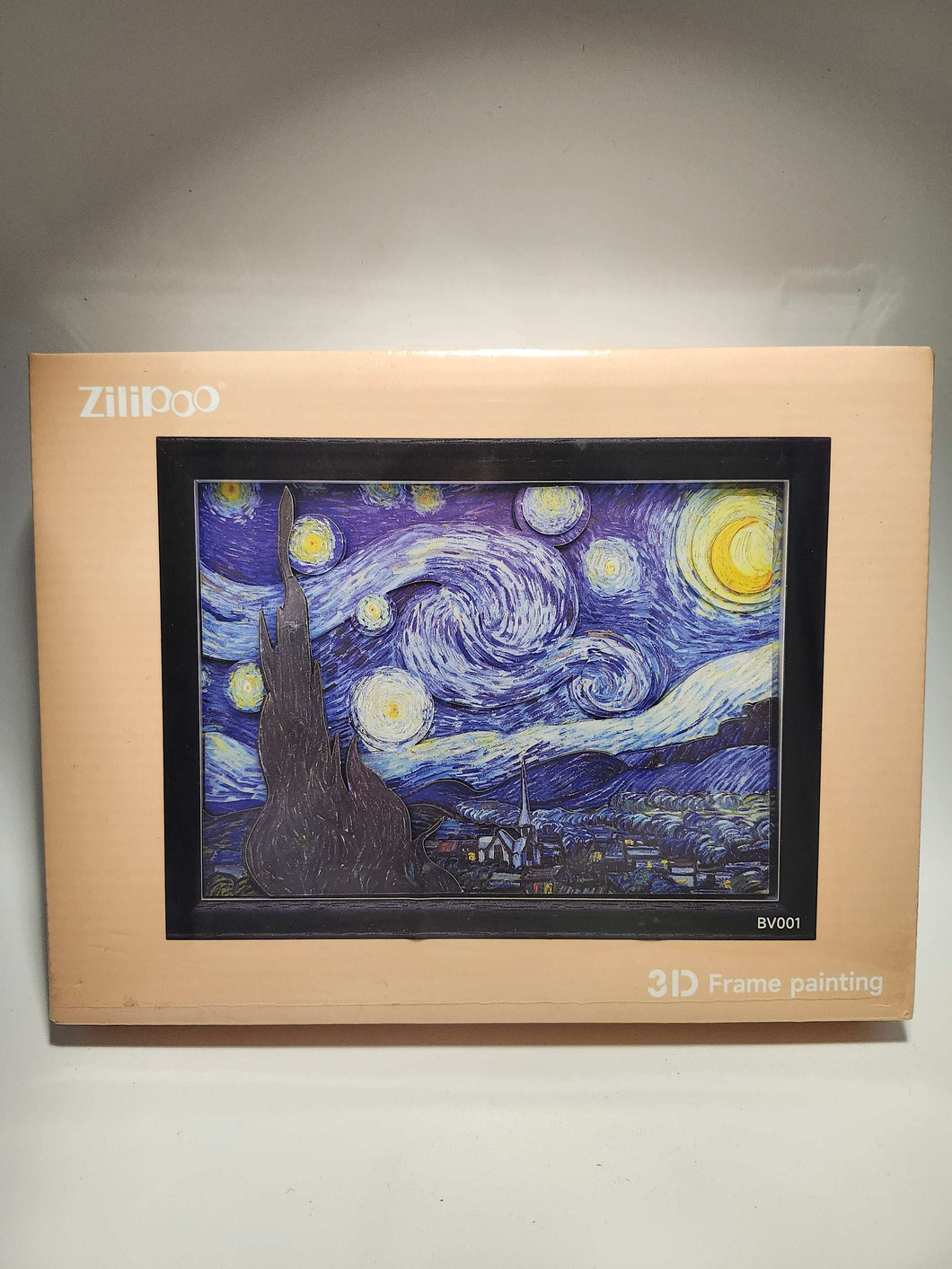 Zilipoo 3D Frame Painting The Starry Night Art & Craft