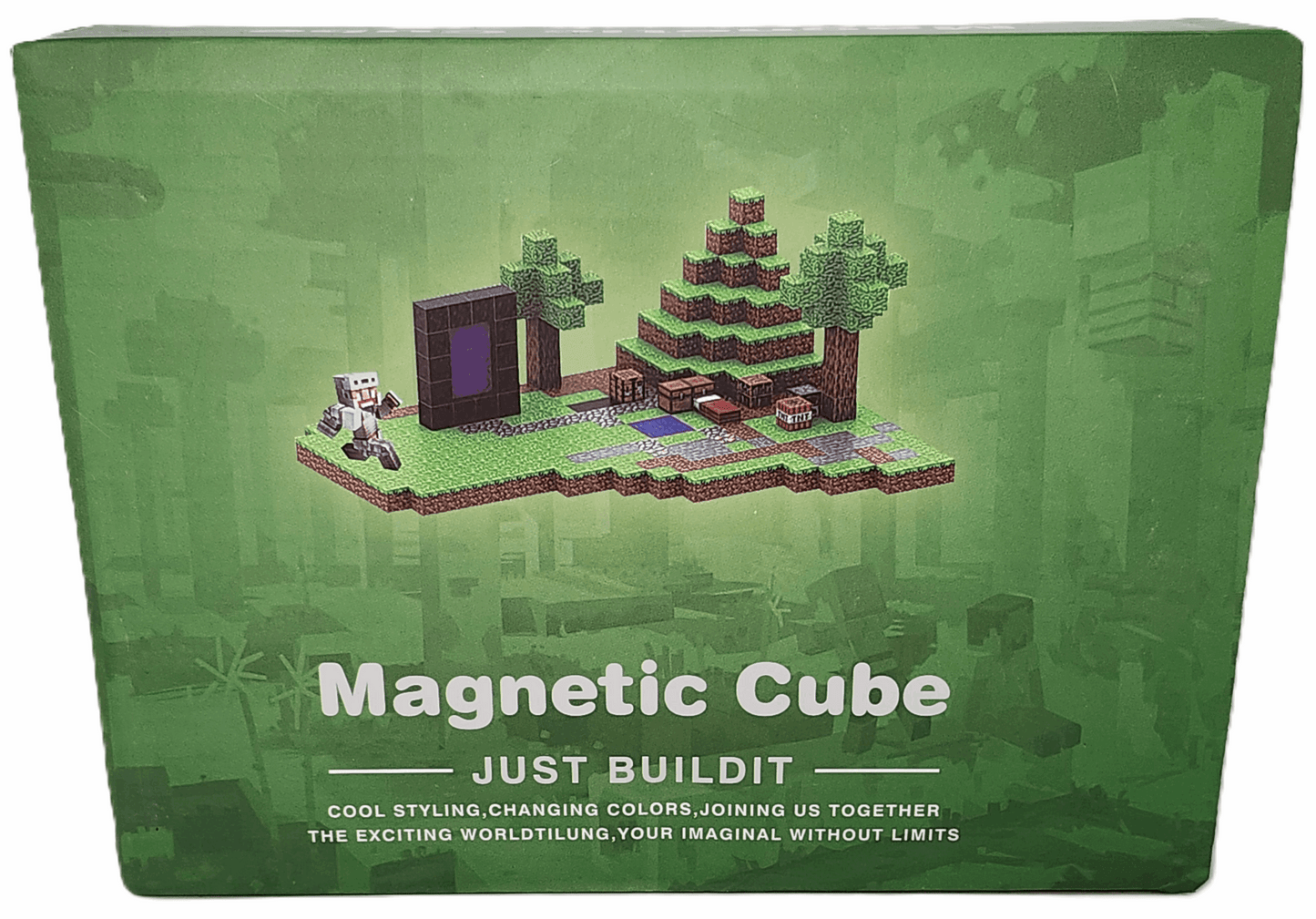 Magnetic Building Blocks 75pc Forest magnetic blocks