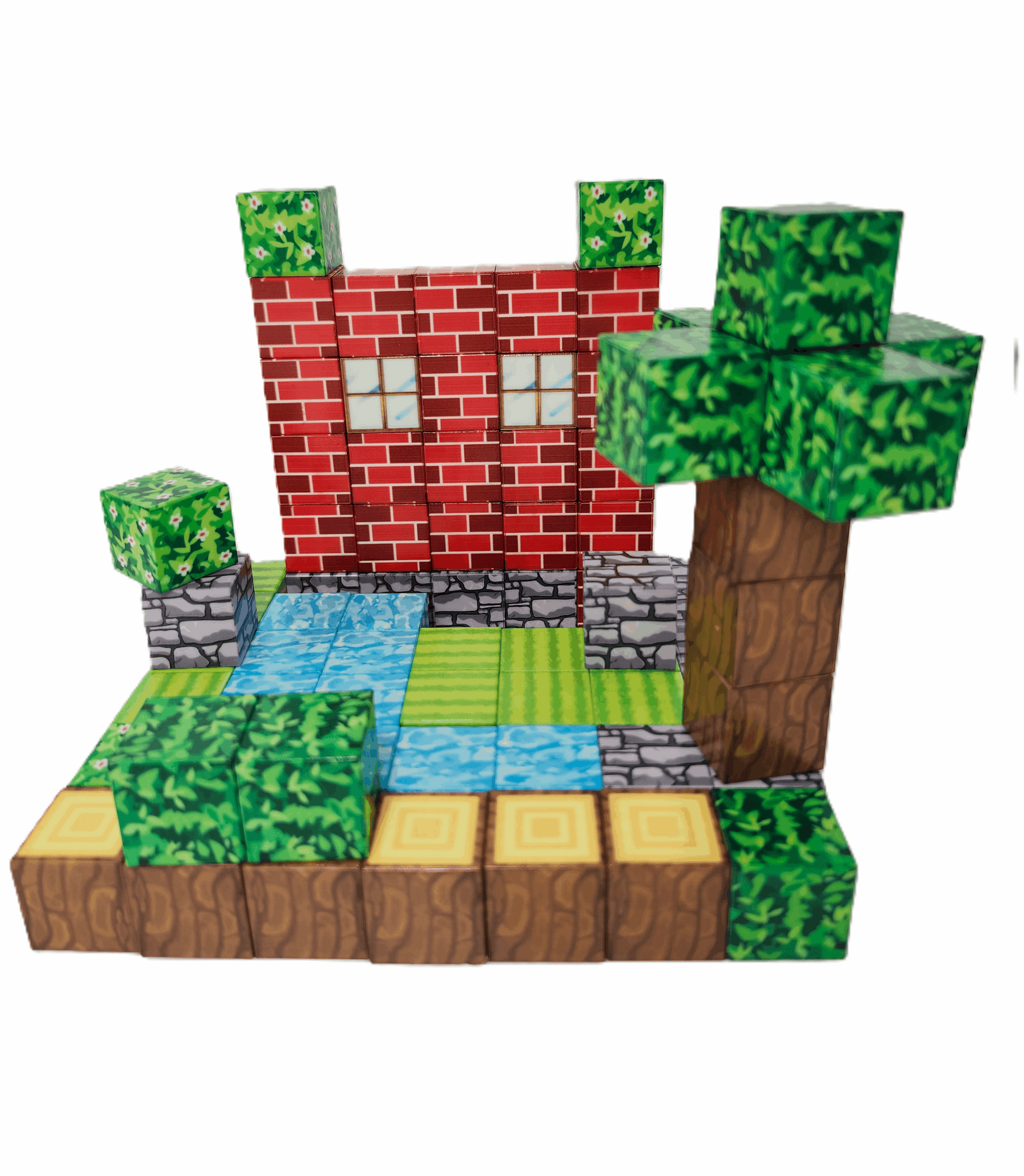 Magnetic Building Blocks 75pc Forest magnetic blocks