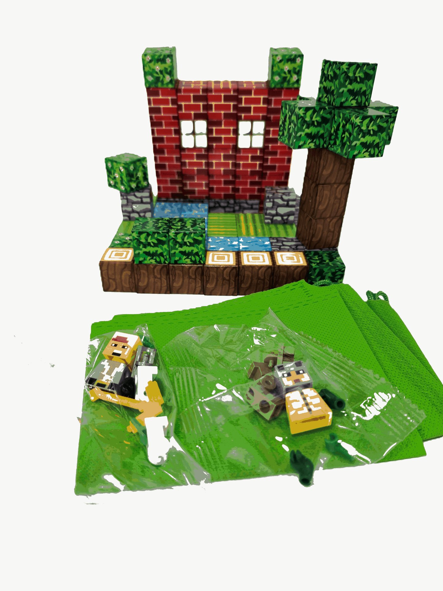 Magnetic Building Blocks 75pc Forest magnetic blocks