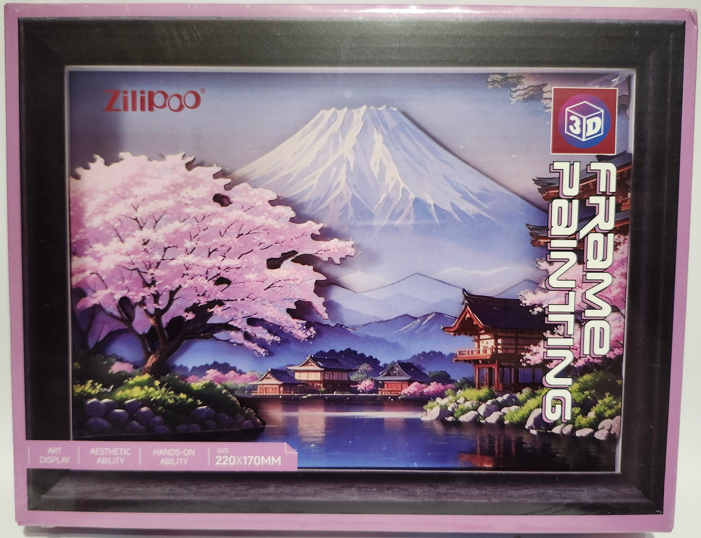 Zilipoo 3D Frame Painting Mount Fuji