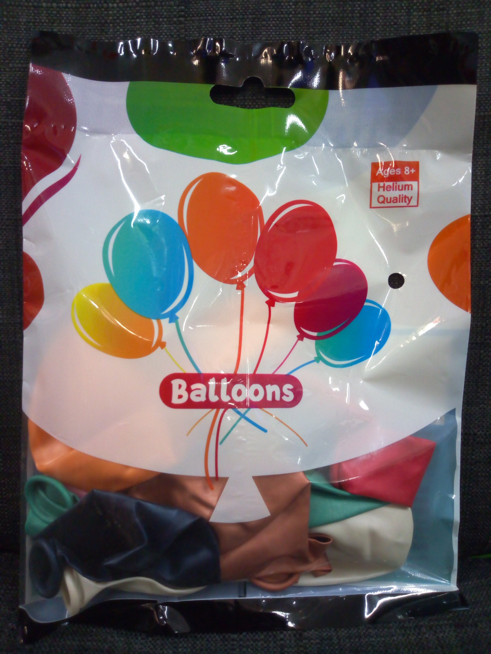 Balloons Biodegradable 12" Metallic Mixed 10pc balloons
