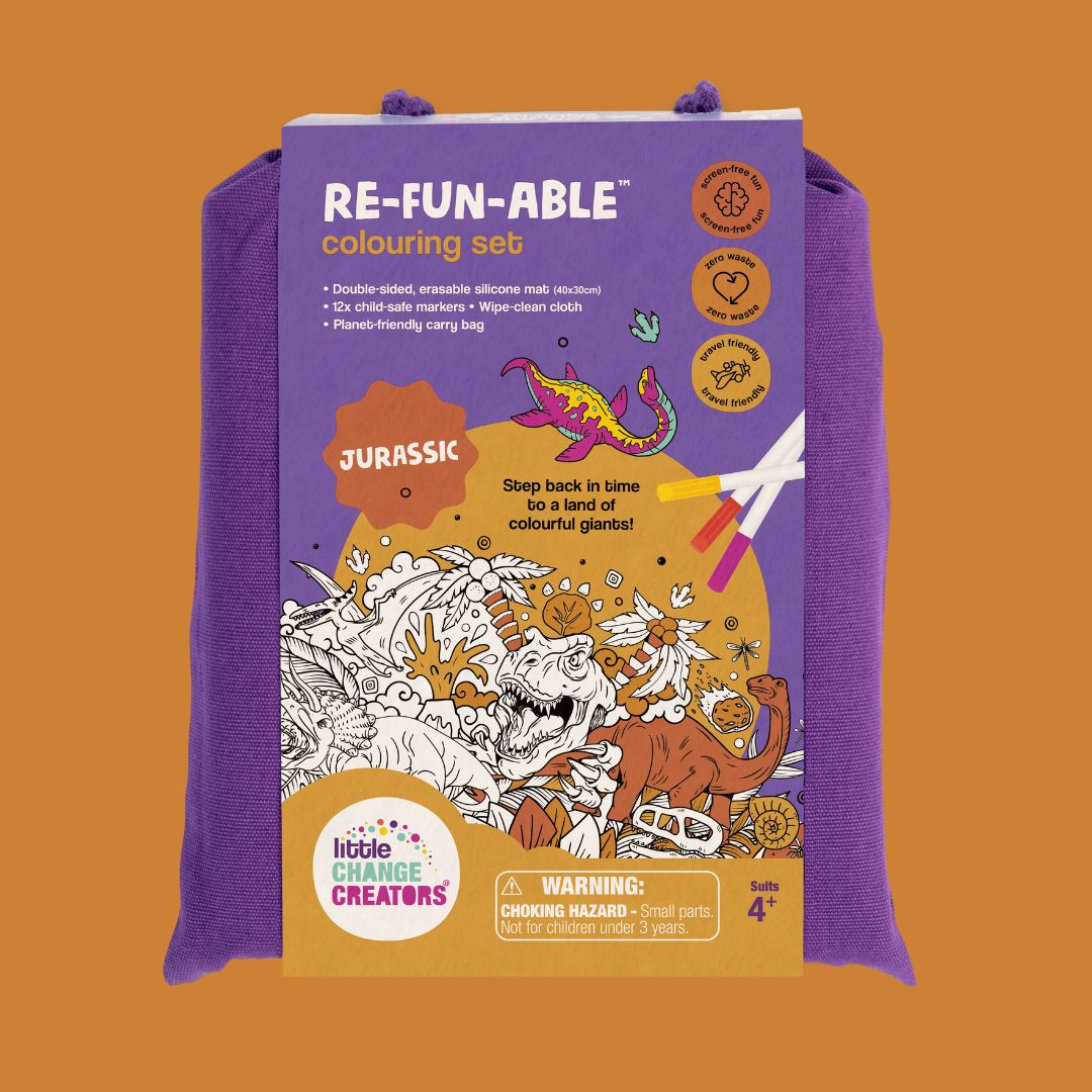Little Change Creators Re-FUN-able Jurassic Colour & Draw Set Art & Craft Kits