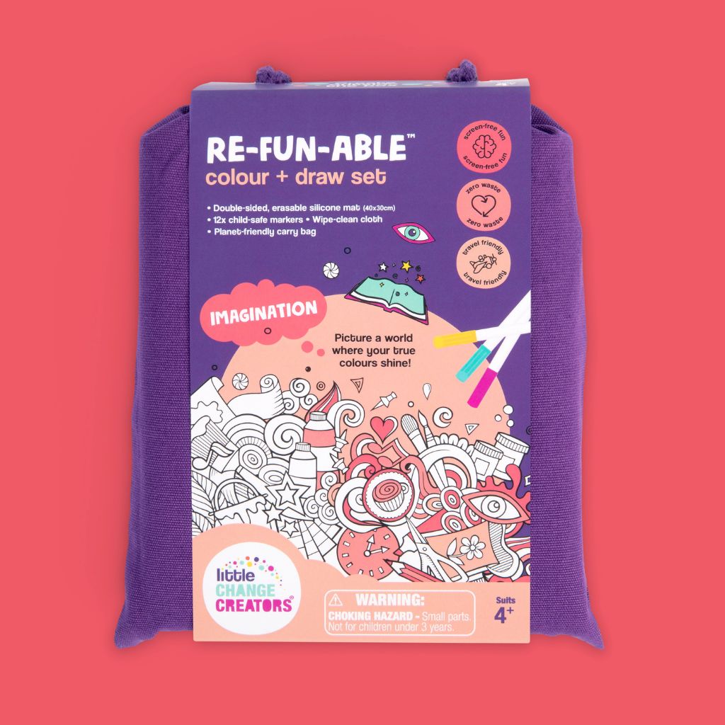 Little Change Creators Re-FUN-able IMAGINATION Colour & Draw Set Art & Craft Kits