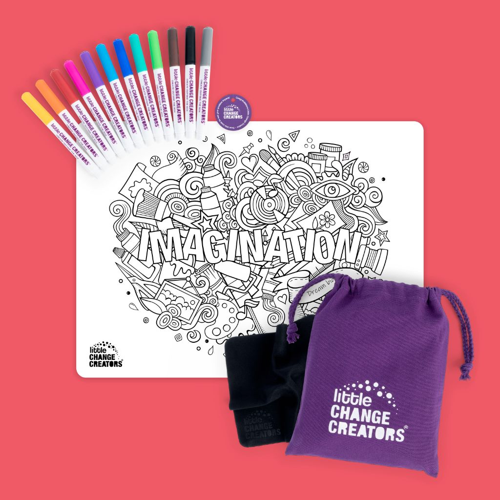 Little Change Creators Re-FUN-able IMAGINATION Colour & Draw Set Art & Craft Kits