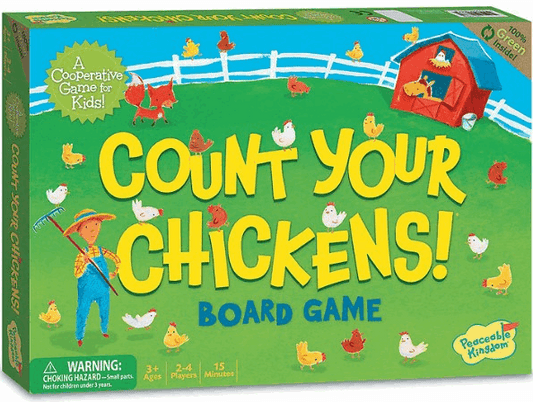 Peaceable Kingdom Count Your Chickens Board Game
