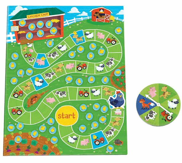 Peaceable Kingdom Count Your Chickens Board Game
