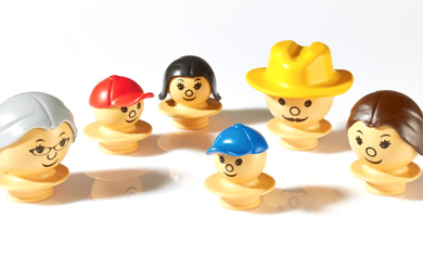 Plasticant Mobilo Mixed Figures Light ( 6Pc) Mobilo