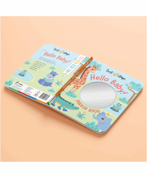 First Steps Hello Baby Mirror Book book