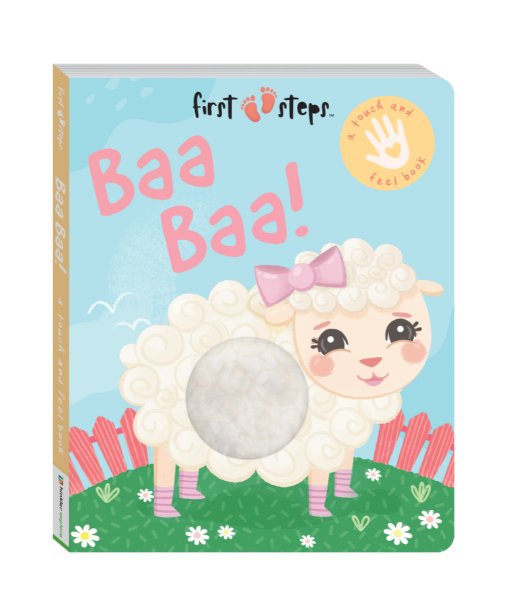 First Steps Baa Baa Touch and Feel Book Children's Book