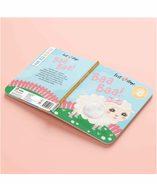 First Steps Baa Baa Touch and Feel Book Children's Book