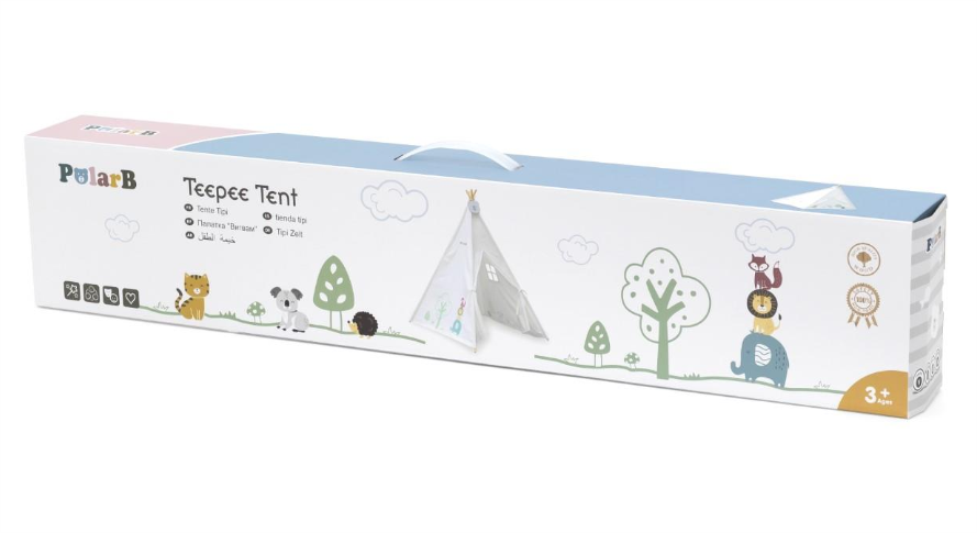 PolarB Viga Teepee Tent Pretend Play