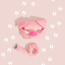 Load image into Gallery viewer, Sweida&#39;s Little Safari Deluxe Animal Mask &amp; Tail Set - Pig
