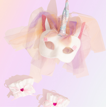 Load image into Gallery viewer, Sweida&#39;s Little Safari Deluxe Animal Mask &amp; Tail Set - Unicorn
