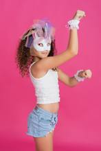 Load image into Gallery viewer, Sweida&#39;s Little Safari Deluxe Animal Mask &amp; Tail Set - Unicorn
