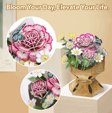 Load image into Gallery viewer, CubicFun 3D Puzzle Flower Bouquet Carnation 134pc Art &amp; Craft
