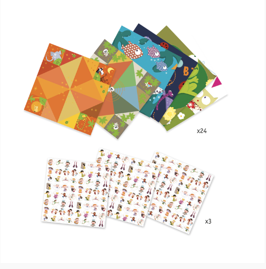 Djeco Origami Bird Game Fortune Tellers Art & Craft Kits