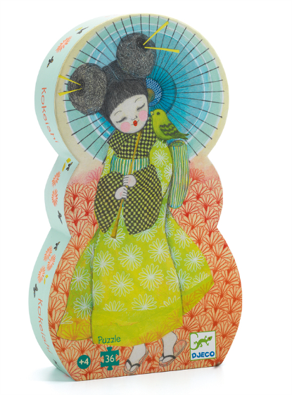 Djeco Kokeishi 36pc Silhouette Puzzle Puzzle