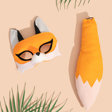 Load image into Gallery viewer, Sweida&#39;s Little Safari Deluxe Animal Mask &amp; Tail Set - Fox
