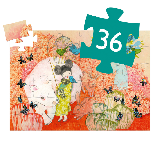 Djeco Kokeishi 36pc Silhouette Puzzle Puzzle