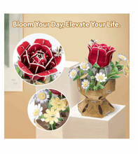 Load image into Gallery viewer, CubicFun 3D Puzzle Flower Bouquet Rose 120pc Art &amp; Craft
